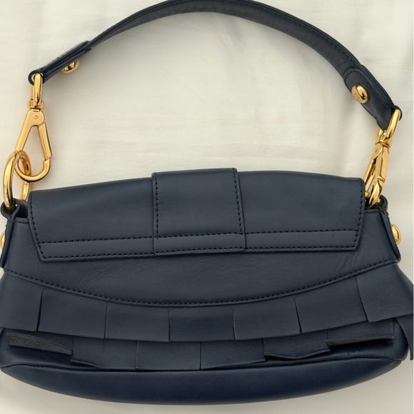 Just Cavalli by Roberto Cavalli - Elegant Navy Blue Handbag - Picture 4 of 11